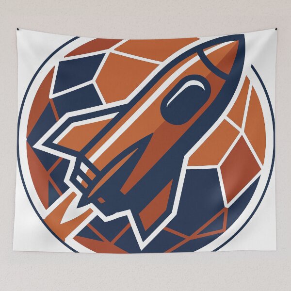 Item preview, Rocket Launch Mission to Mars Geometric Art designed and sold by BestChoiceService.