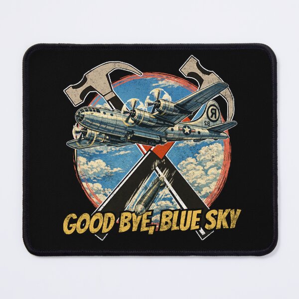 Item preview, Blue Sky — Retro Rock Music designed and sold by Nacho Average Designs.