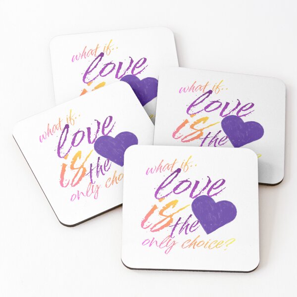 Item preview, Love is the only choice colorful script unity heart designed and sold by making it groovy. .