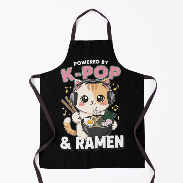 Item preview, cat power powered by k-pop and ramen designed and sold by Uglyandcute.