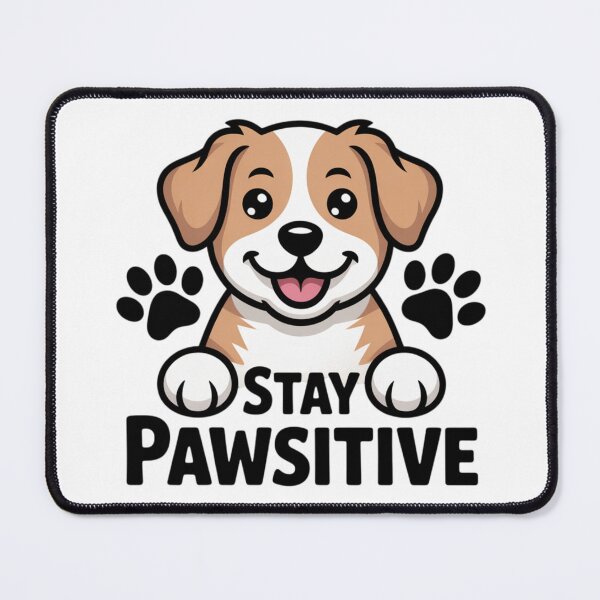Item preview, Stay Pawsitive Sticker designed and sold by AdmiPrint.