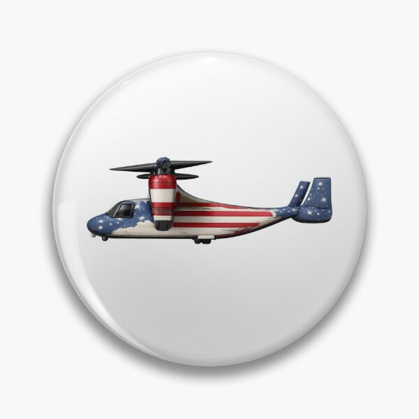 Item preview, USA Flag Painted Military Tiltrotor Aircraft v22 Osprey Design designed and sold by Combat Skies.