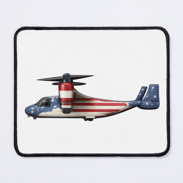 Item preview, USA Flag Painted Military Tiltrotor Aircraft v22 Osprey Design designed and sold by Combat Skies.