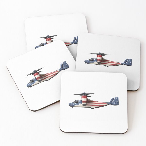 Item preview, USA Flag Painted Military Tiltrotor Aircraft v22 Osprey Design designed and sold by Combat Skies.