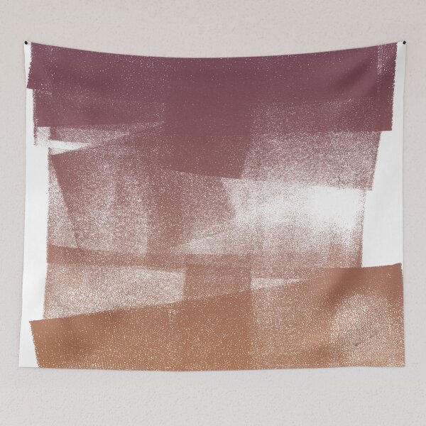 Item preview, Swatch Sample Textured Monoprint - Beet to Rust Gradient designed and sold by Irene Estelle.