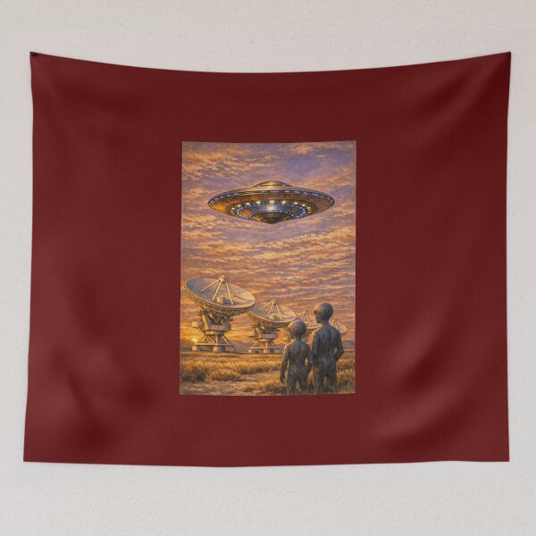 Item preview, Aliens at the Very Large Array Painting designed and sold by Halifaxartguy.