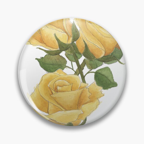 Item preview, Yellow Rose Painting designed and sold by NaughtyFlorals.