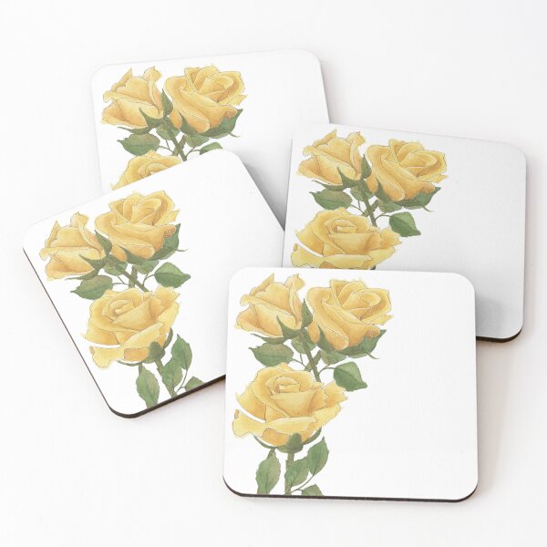 Item preview, Yellow Rose Painting designed and sold by NaughtyFlorals.
