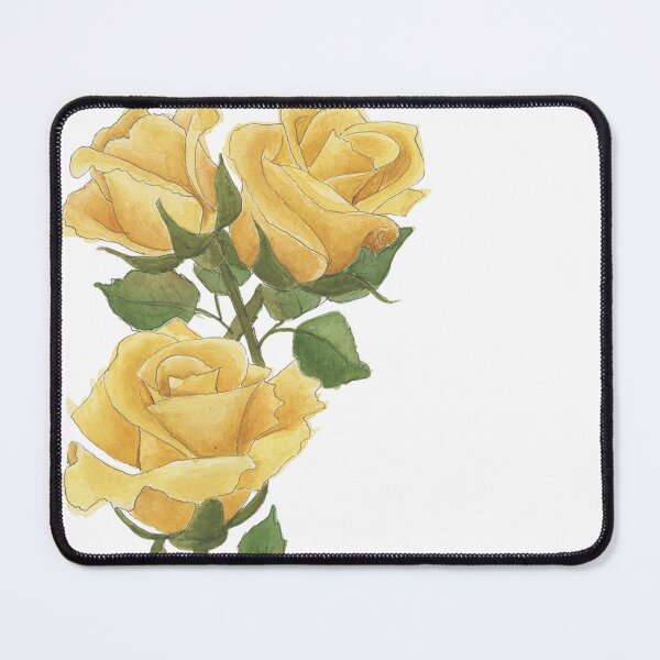 Item preview, Yellow Rose Painting designed and sold by NaughtyFlorals.
