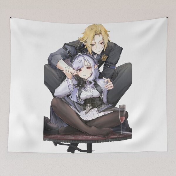 Item preview, Vivian and Hugo Drinking Zenless Zone Zero designed and sold by KomiArts.