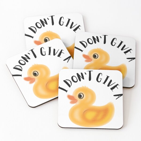 Item preview, I DON'T GIVE A DUCK designed and sold by Hues of Zen.