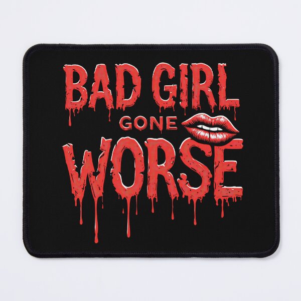 Item preview, Bad Girl Gone Worse Aesthetic Shirt designed and sold by Mark Cannon.