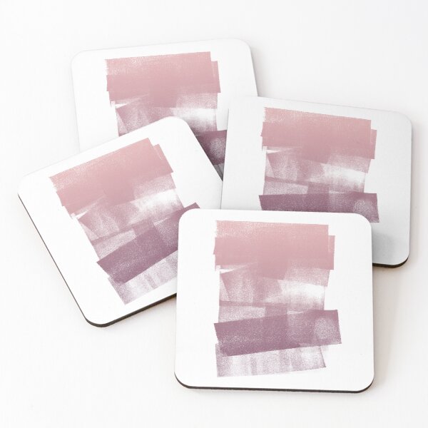 Item preview, Swatch Sample Textured Monoprint - Rose to Beet Gradient designed and sold by Irene Estelle.