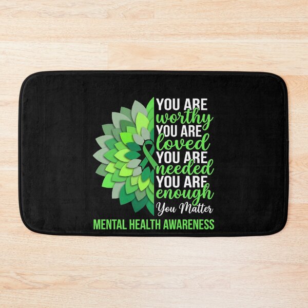 Item preview, You Are Worthy You Are Loved You Are Needed You Are Enough You Matter Mental Health Awareness Supporter designed and sold by SofenArt.