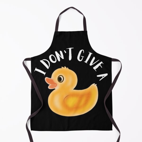 Item preview, I DON'T GIVE A DUCK (black background) designed and sold by Hues of Zen.