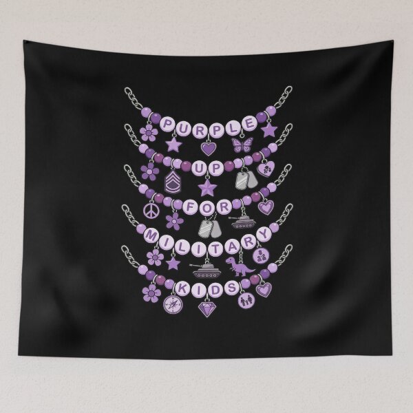 Item preview, Purple Up For Military Kids Month Of The Military Child Family Support designed and sold by SofenArt.