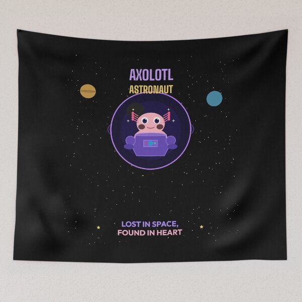 Item preview, Axolotl Astronaut Space Kawaii designed and sold by FlamaC.