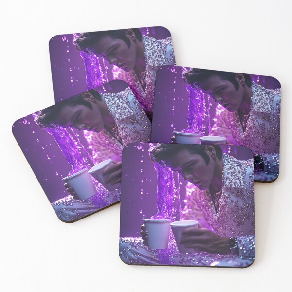 Item preview, Elvis Purple Drip Art Print designed and sold by WockWave.
