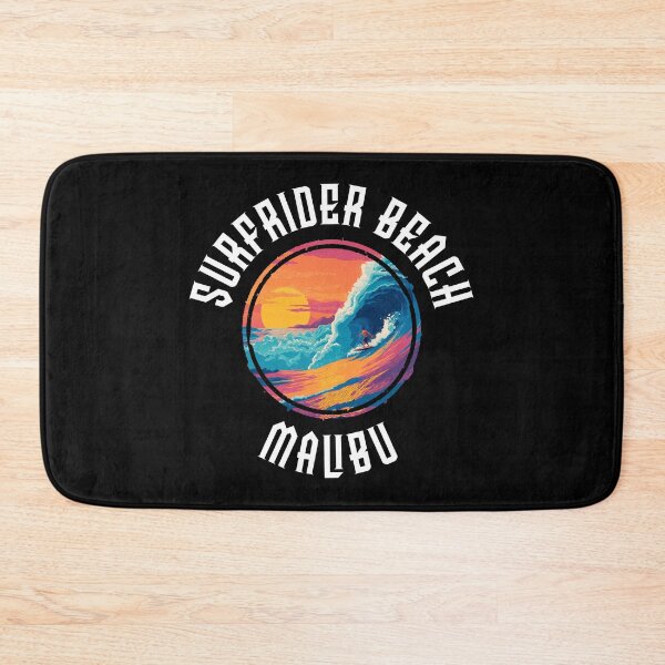 Item preview, Surfrider Beach - Malibu (with White Lettering) designed and sold by VelvetRoom.