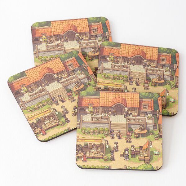 Item preview, Village Ambience 32-bit Pixel Design designed and sold by NijiWorld.
