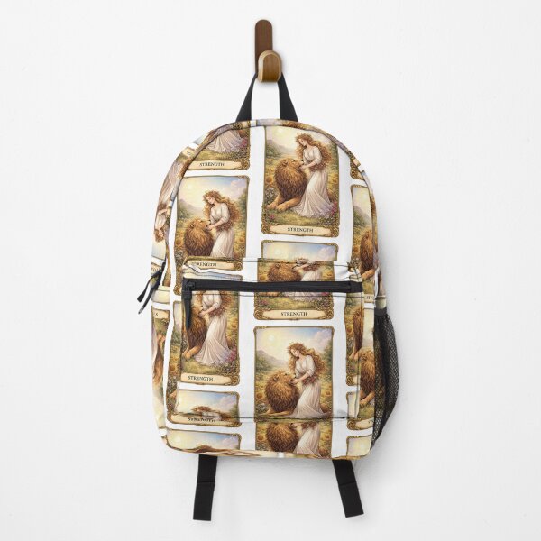 Item preview, Strengh Tarot Card. Divine Feminine Aesthetic designed and sold by CosmicCutouts.