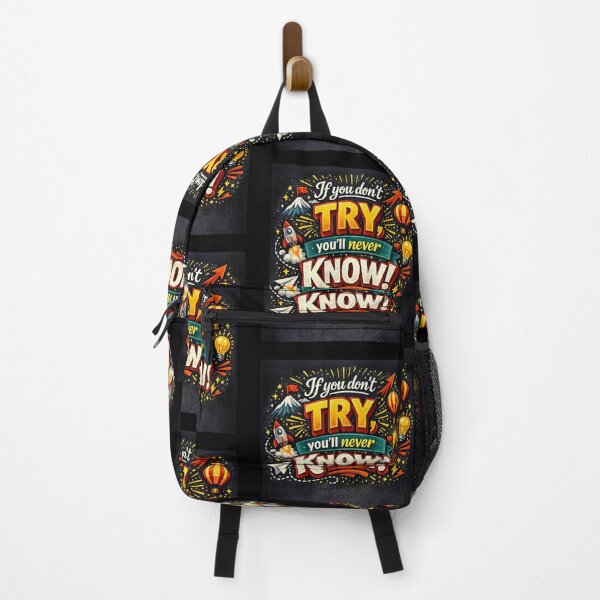 Item preview, If You Don't Try You'll Never Know - 3D Motivational Adventure Art designed and sold by Verdezeus86 .