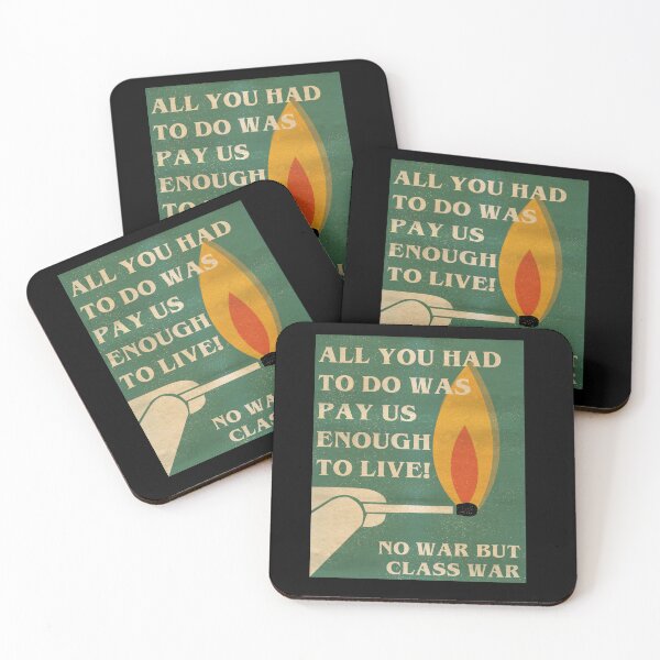 Item preview, ALL YOU HAD TO DO WAS PAY US ENOUGH TO LIVE (EAT THE RICH) designed and sold by remerasnerdas.
