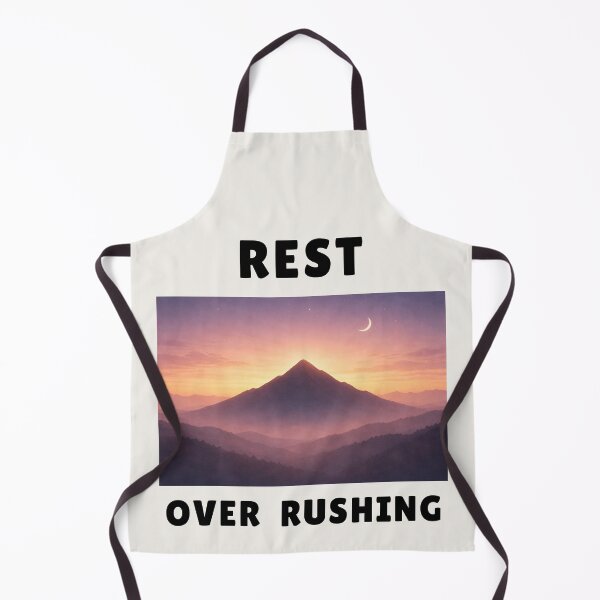 Item preview, Rest Over Rushing – Dusk Mountain Tee designed and sold by QuietlyBecoming.