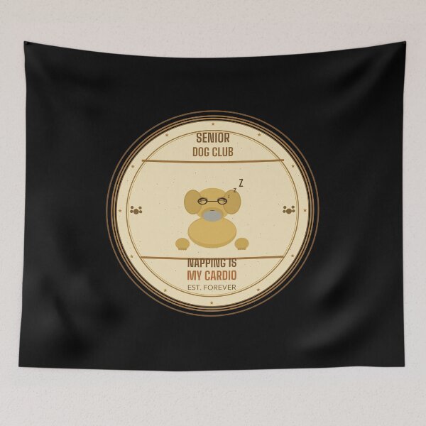 Item preview, Senior Dog Club Napping Is My Cardio designed and sold by FlamaC.