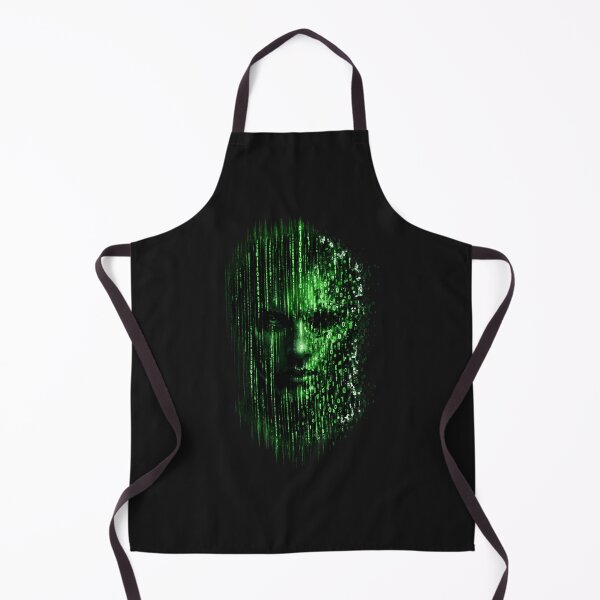 Item preview, Digital Code Face Cyberpunk Matrix Style Art designed and sold by Art Shadow.