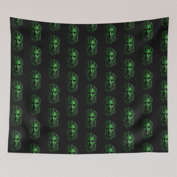 Item preview, Digital Code Face Cyberpunk Matrix Style Art designed and sold by Art Shadow.