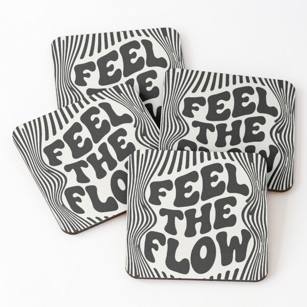 Item preview, Flow with Life – Retro Hypnotic Psychedelic Art designed and sold by HeyHas.