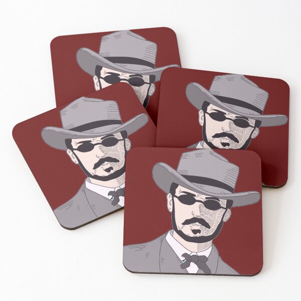 Item preview, Django Outlaw Cowboy of the Wild West | Cool Western Inspired Stylized Design designed and sold by Based History.
