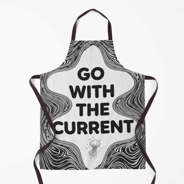 Item preview, Go With the Flow – Minimalist Psychedelic Message designed and sold by HeyHas.