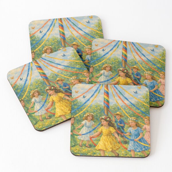 Item preview, Maypole Dance in the Springtime designed and sold by TinCatOutPost.