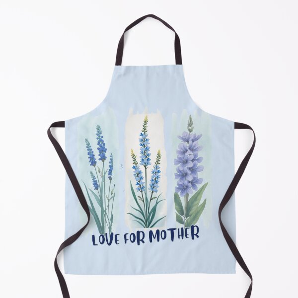 Item preview, Love for Mother - Blue Floral Triptych Design designed and sold by PriyaMagic.