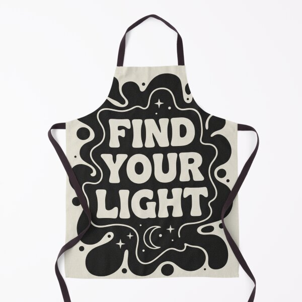 Item preview, Find Your Light – Psychedelic Typographic Design designed and sold by HeyHas.