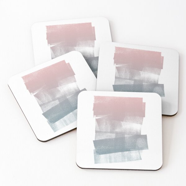 Item preview, Swatch Sample Textured Monoprint - Rose to Peacock Gradient designed and sold by Irene Estelle.
