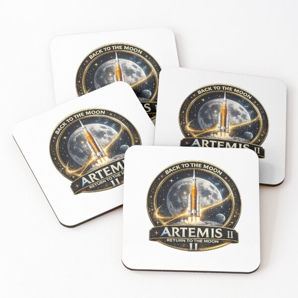 Item preview, Artemis II Return To The Moon Space Mission Patch designed and sold by Artbysarmina.
