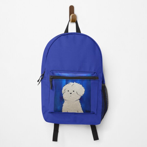 Item preview, White dog painting designed and sold by Mykemel.