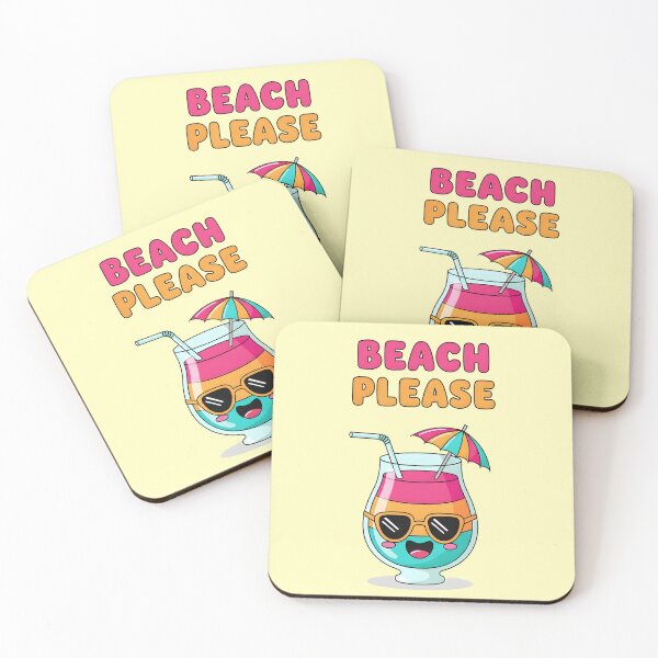 Item preview, Beach Please – Funny Tropical Drink Summer Design designed and sold by Sea Gem.