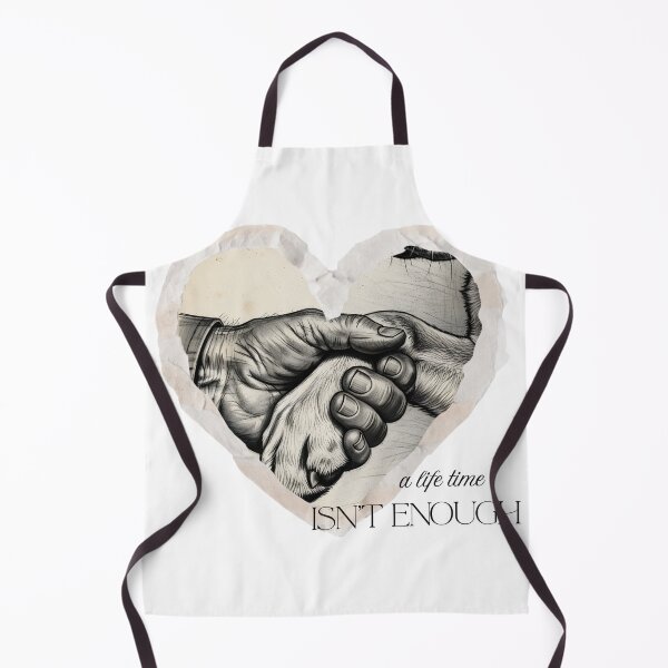 Item preview, Human Hand Holding Dog Paw Heart Illustration designed and sold by InfinitePawBond.