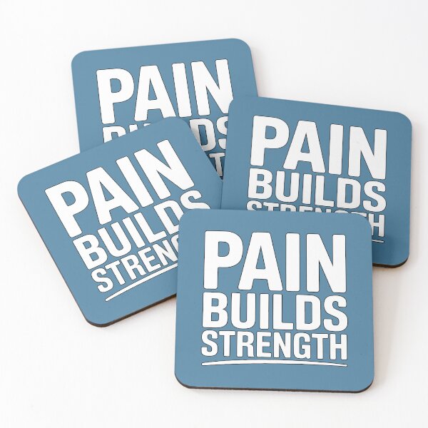Item preview, Pain Builds Strenth - Trauma Recovery Motivation designed and sold by ُEldalal-Design.