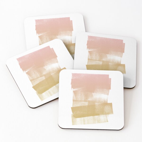 Item preview, Swatch Sample Textured Monoprint - Rose to Saffron Gradient designed and sold by Irene Estelle.