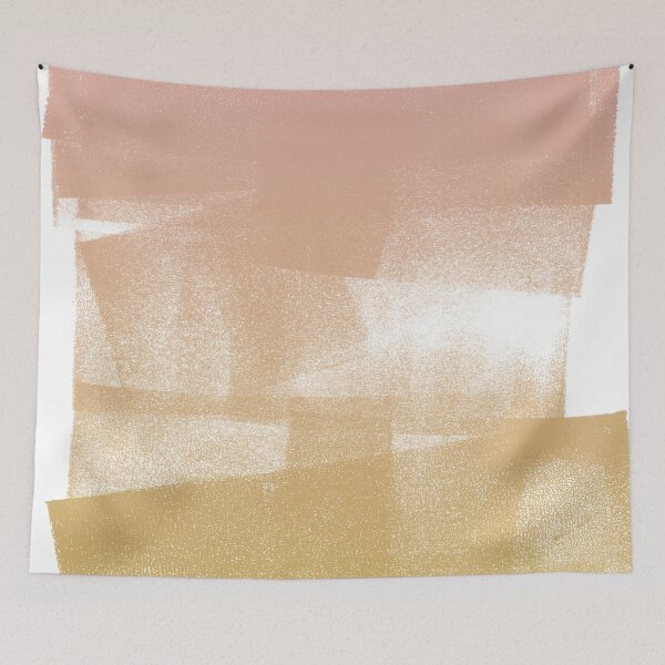 Item preview, Swatch Sample Textured Monoprint - Rose to Saffron Gradient designed and sold by Irene Estelle.