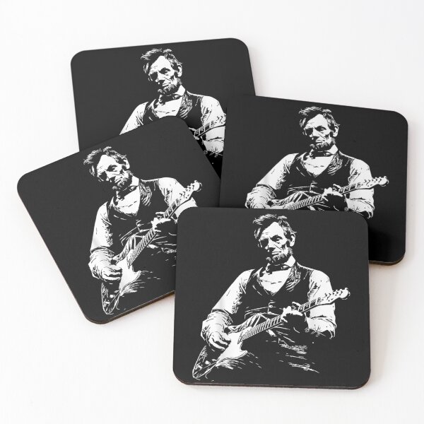Artikelvorschau, Präsident Abraham Lincoln spielt Gitarre entworfen und verkauft von WSTRap.