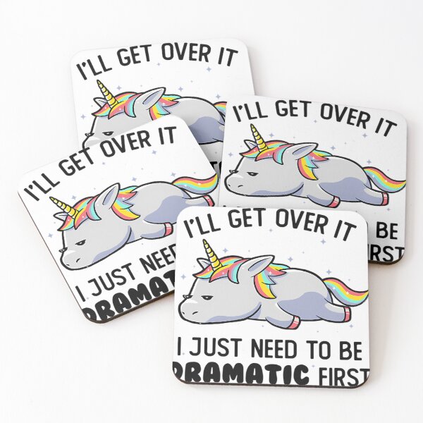 Item preview, I Just Need To Be Dramatic Lazy Unicorn Gift designed and sold by RipleMalphite.