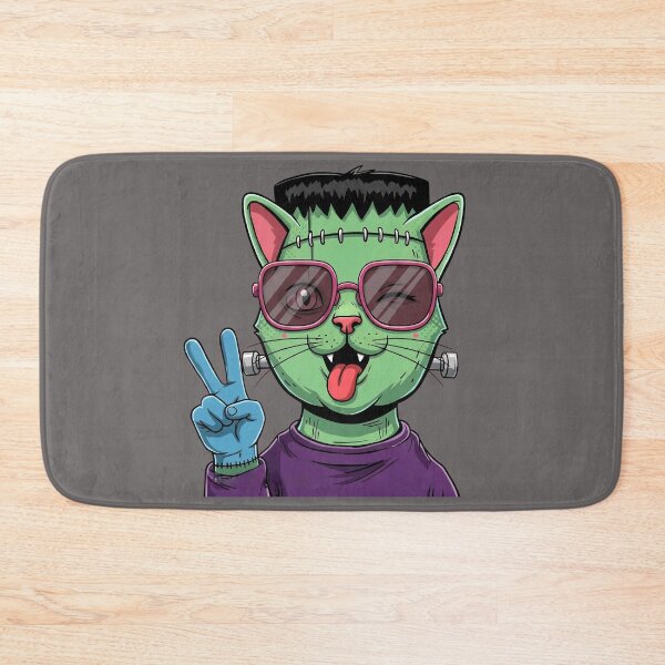 Item preview, Frankenpetz Meow Collection - Stitched Peace Cat 2 designed and sold by Frankenpetz.