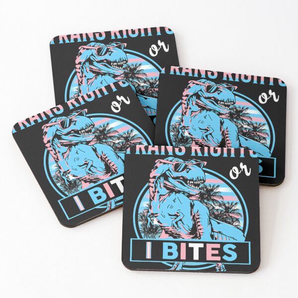 Item preview, Trans Rights Or I Bites Tyrannosaurus Trex designed and sold by RipleMalphite.