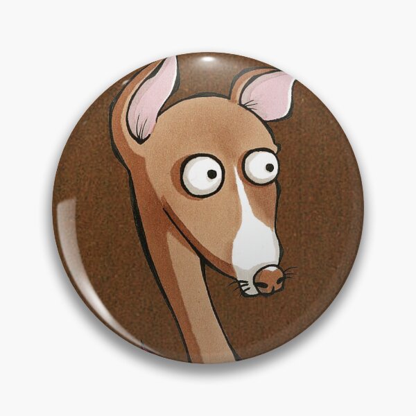 Item preview, Cute Brown Greyhound (Mix Media) designed and sold by TheHugWolf.